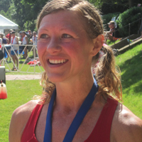 Women's 8k winner Nancy Meck